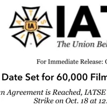 Joint IATSE Statement calling for Strike Deadline